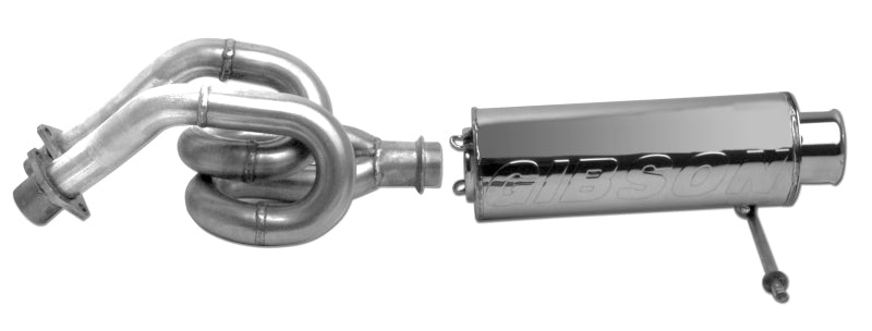 Gibson 04-07 Yamaha YXR66F Rhino 660 Base Single Exhaust - Stainless Powersports Exhausts Gibson