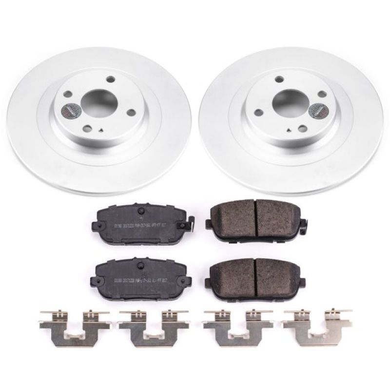 Power Stop 17-19 Fiat 124 Spider Rear Z17 Evolution Geomet Coated Brake Kit Brake Kits - Performance Blank PowerStop