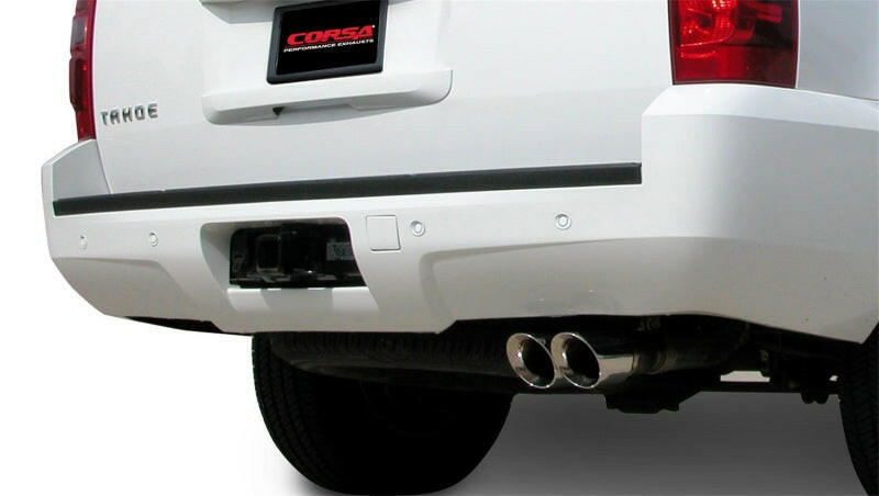 Corsa 2007-2008 Chevrolet Tahoe 5.3L V8 Polished Sport Cat-Back Exhaust Catback CORSA Performance
