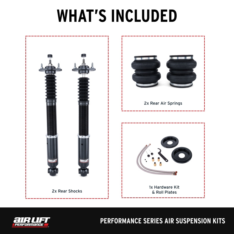 Air Lift Performance 82-93 BMW 3 Series E30 Rear Air Suspension Kit Air Suspension Kits Air Lift