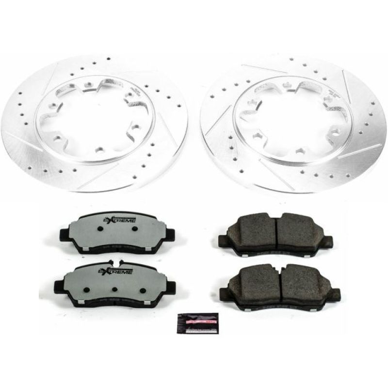 Power Stop 15-18 Ford Transit-350 HD Rear Z36 Truck & Tow Brake Kit Brake Kits - Performance D&S PowerStop