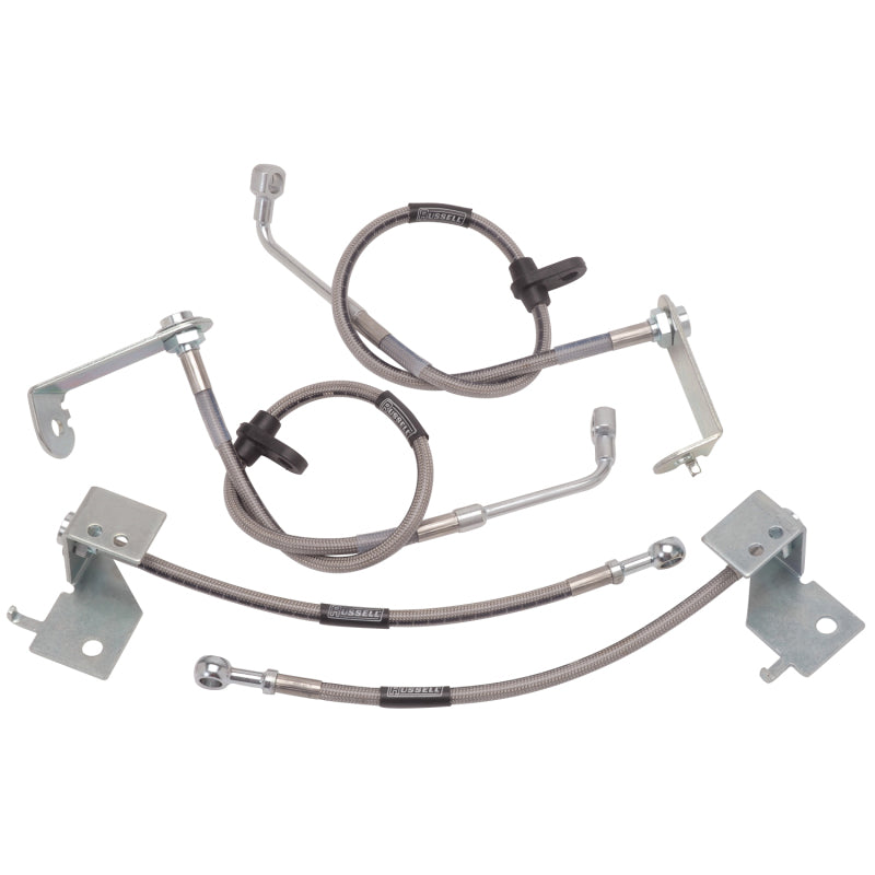 Russell Performance 05-11 Ford Mustang (with ABS) Brake Line Kit Brake Line Kits Russell