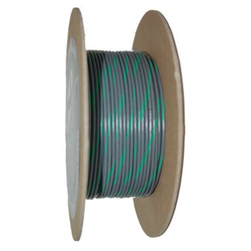 NAMZ OEM Color Primary Wire 100ft. Spool 20g - Gray/Green Stripe Wire Loom NAMZ