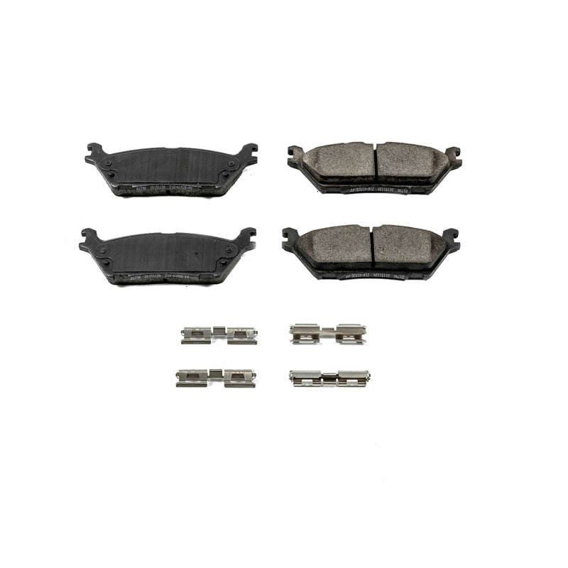 Power Stop 18-19 Ford Expedition Rear Z17 Evolution Ceramic Brake Pads w/Hardware Brake Pads - OE PowerStop