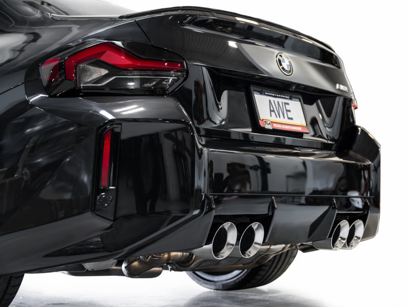 AWE Tuning 23-24 BMW G87 M2 SwitchPath Edition Exhaust - Chrome Silver Tips Catback AWE Tuning