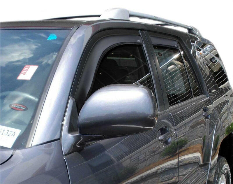 AVS 03-09 Toyota 4Runner Ventvisor In-Channel Front & Rear Window Deflectors 4pc - Smoke Wind Deflectors AVS