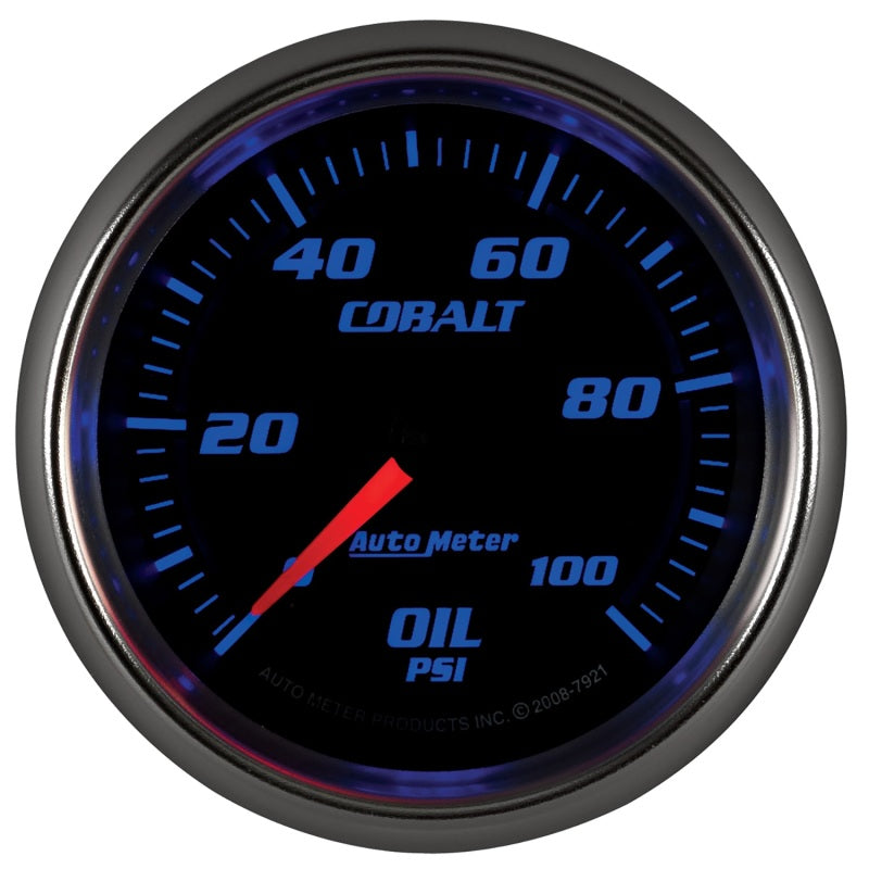 Autometer Cobalt 66mm 0-100 PSI Oil Pressure Gauge Gauges AutoMeter