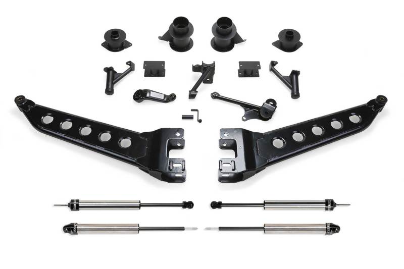 Fabtech 14-18 Ram 2500 4WD 5in Radius Arm System w/Coil Spacers & DL Shocks Lift Kits Fabtech