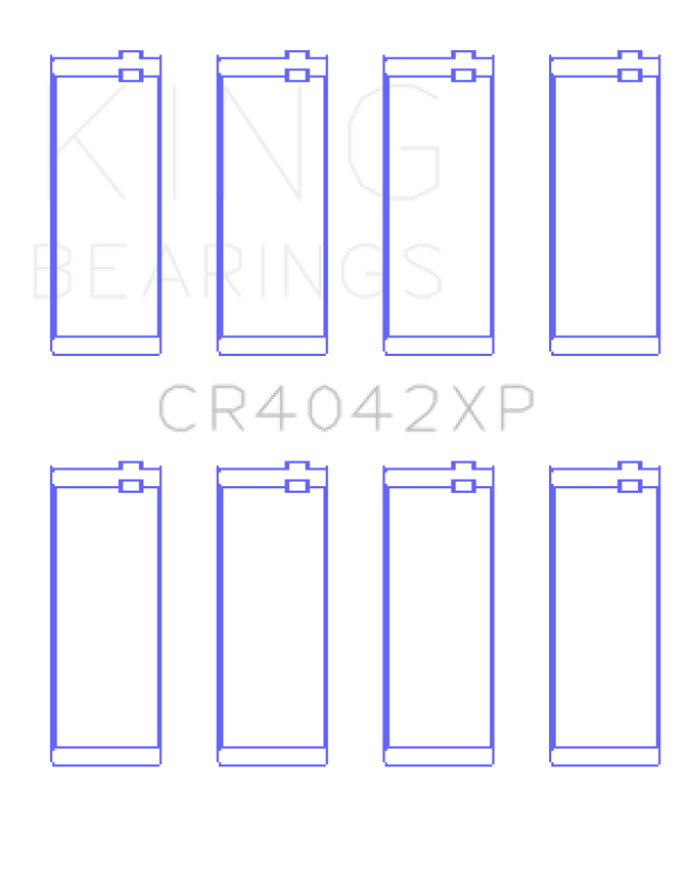King Engine Bearings BMW M40/M42/M43/M44 1.6L 1.8L 1.9L Performance Rod Bearing Set - Size STD Bearings King Engine Bearings