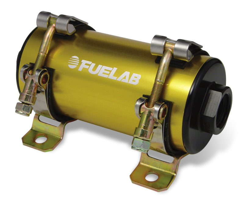 Fuelab Prodigy High Pressure EFI In-Line Fuel Pump - 1000 HP - Gold Fuel Pumps Fuelab