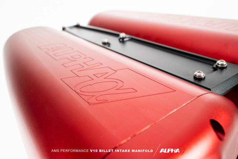 AMS Performance V10 Audi R8 / Lamborghini Huracan / Performante Billet Intake Manifold - CLR Anodize Intake Manifolds AMS