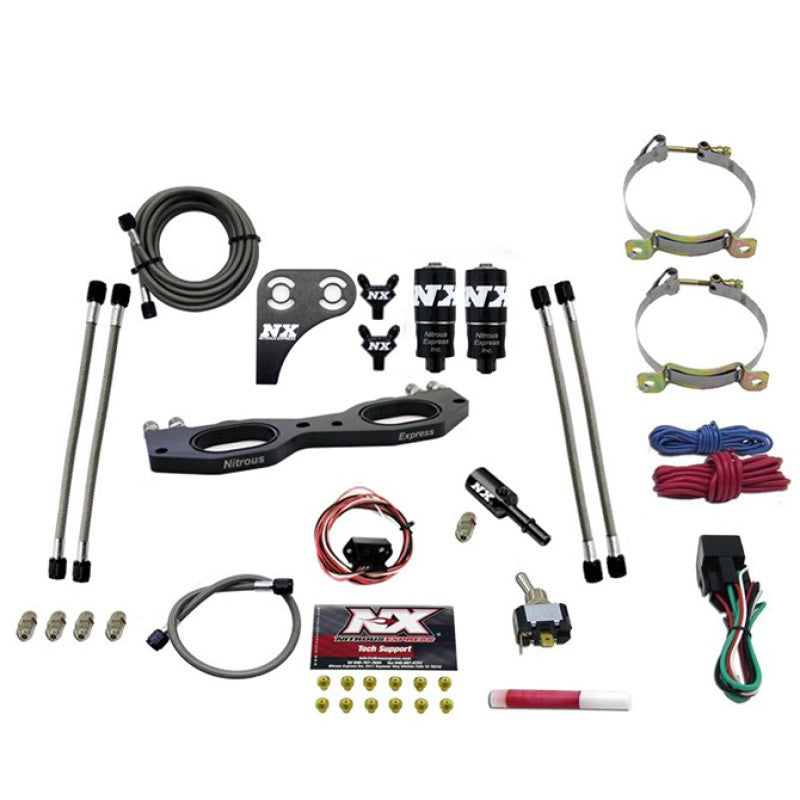 Nitrous Express Polaris RZR 900cc Nitrous Plate Kit w/o Bottle Nitrous Systems Nitrous Express