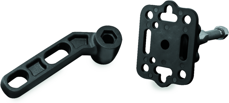 Kuryakyn Standard Accessory Perch Mount Black Hardware - Singles Kuryakyn