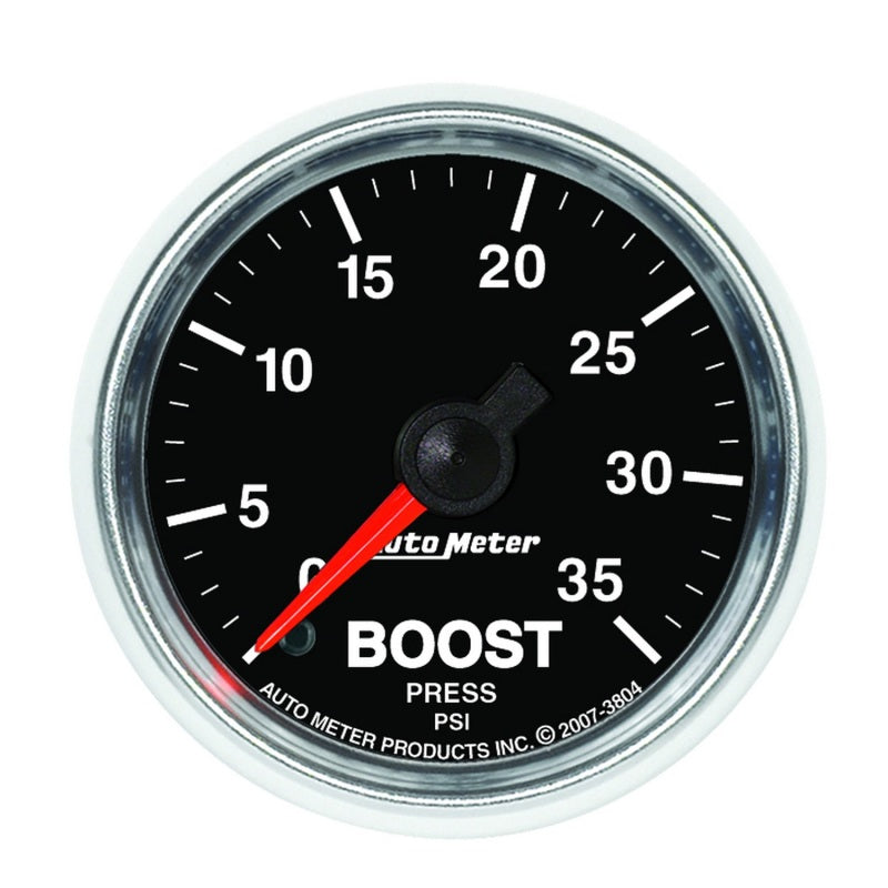 AutoMeter GS 2 1/16 inch 35PSI Mechanical Boost Gauge Gauges AutoMeter