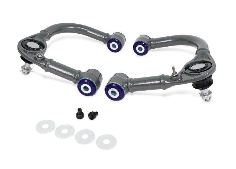 SuperPro 03-09 Lexus GX470 / Toyota 4Runner Sport 4WD Front Upper Fixed Offset Control Arm Set Control Arms Superpro