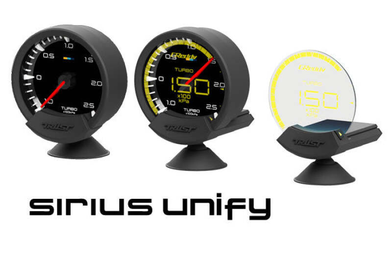 GReddy Sirius Unify Oil Temperature Gauge Set (Sirius Meter w/Oil Temp Sensor Set & Vision Disp) Gauges GReddy