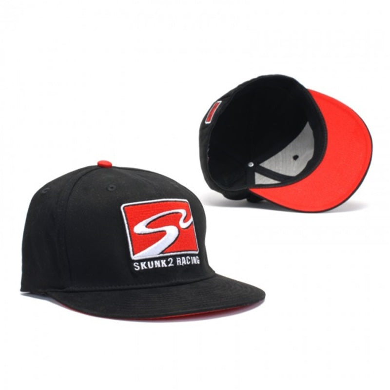 Skunk2 Team Baseball Cap Racetrack Logo (Black) - L/XL Headwear Skunk2 Racing
