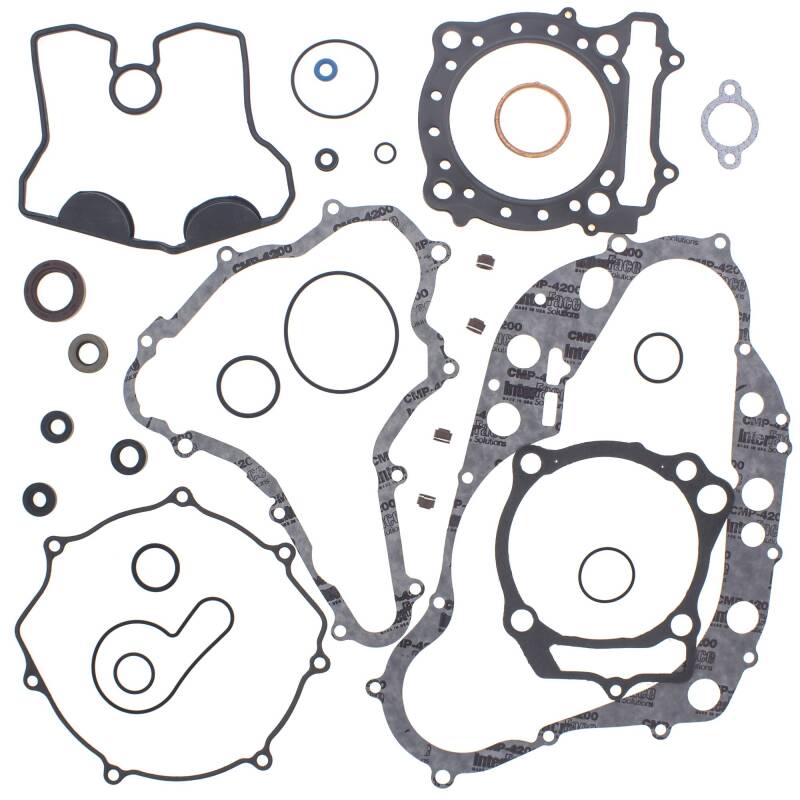 Vertex Gaskets 2009 Suzuki LT-R450 Complete Gasket Kit w/ Oil Seals Engine Hardware Vertex Pistons
