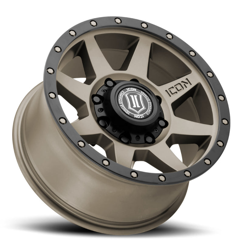 ICON Rebound HD 18x9 8x180 12mm Offset 5.5in BS 124.2mm Bore Bronze Wheel Wheels - Cast ICON