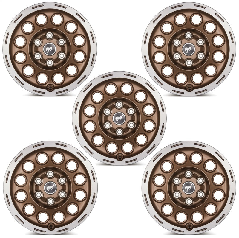 Ford Racing 21-23 Bronco 17x8.0 Wheel Kit -Sinister Bronze Wheels - Cast Ford Racing