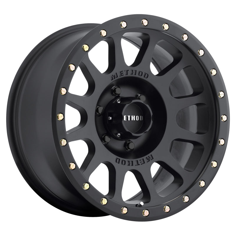 Method MR305 NV 17x8.5 0mm Offset 6x135 94mm CB Matte Black Wheel Wheels - Cast Method Wheels