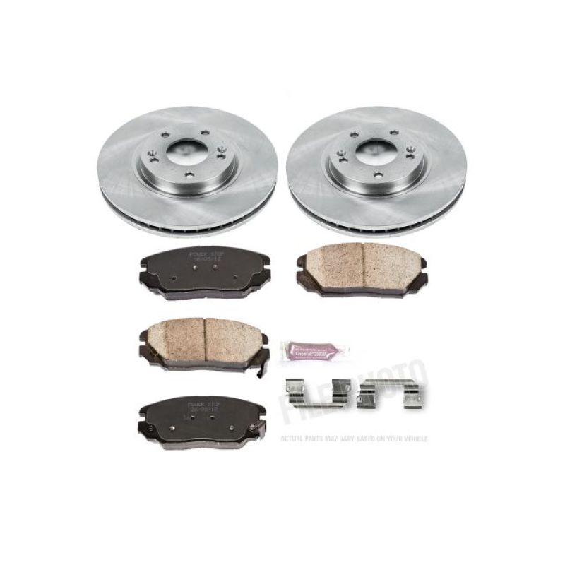 Power Stop 06-10 Hyundai Sonata Front Autospecialty Brake Kit Brake Kits - OE PowerStop