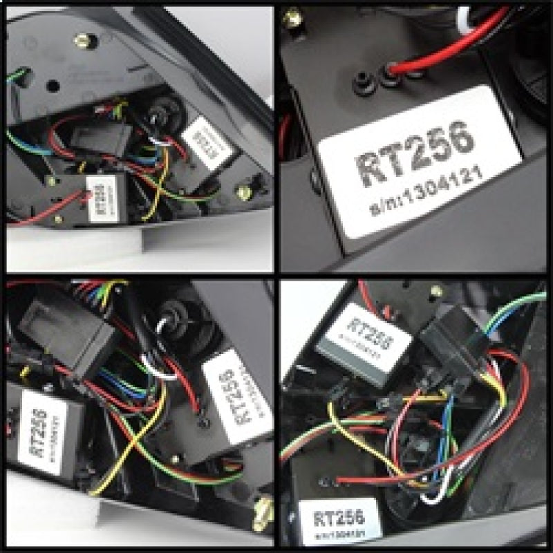 Spyder Mercedes Benz W204 C-Class 11-14 LED Tail Lights - Blk ALT-YD-MBZC11-LED-BK Tail Lights SPYDER