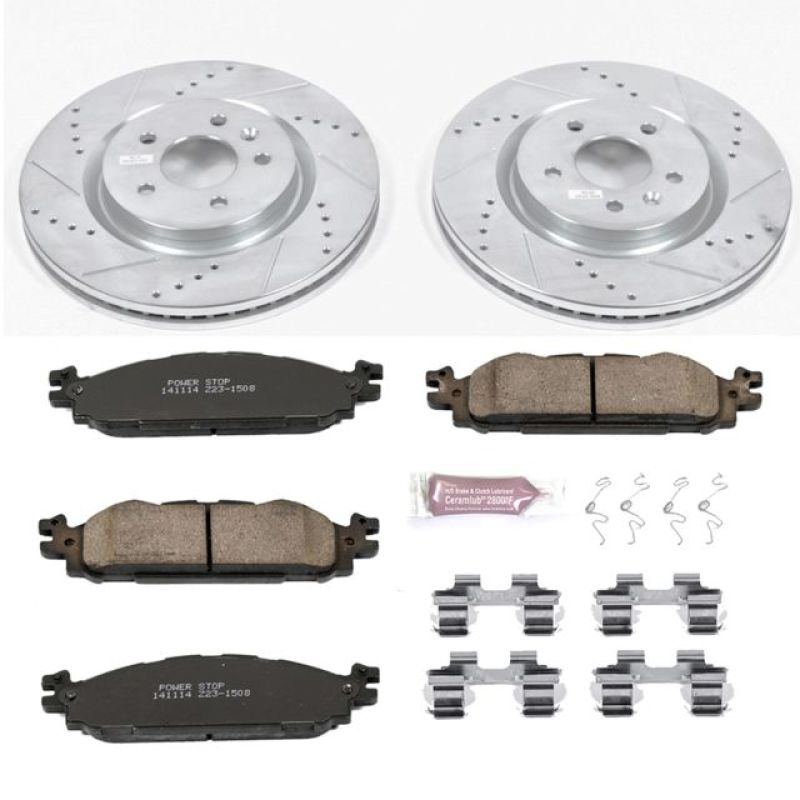 Power Stop 11-19 Ford Explorer Front Z23 Evolution Sport Brake Kit Brake Kits - Performance D&S PowerStop
