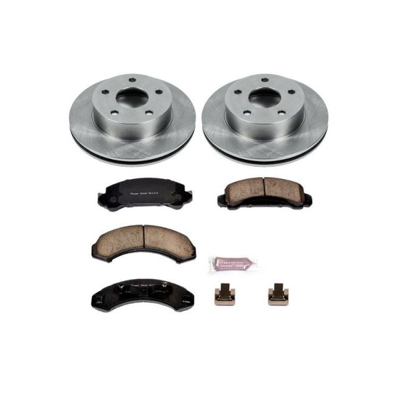 Power Stop 90-97 Ford Aerostar Front Autospecialty Brake Kit Brake Kits - OE PowerStop
