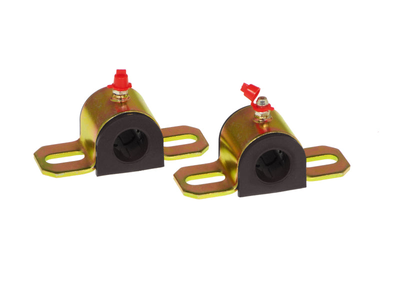 Prothane Universal Greasable Sway Bar Bushings - 19MM - Type A Bracket - Black Sway Bar Bushings Prothane