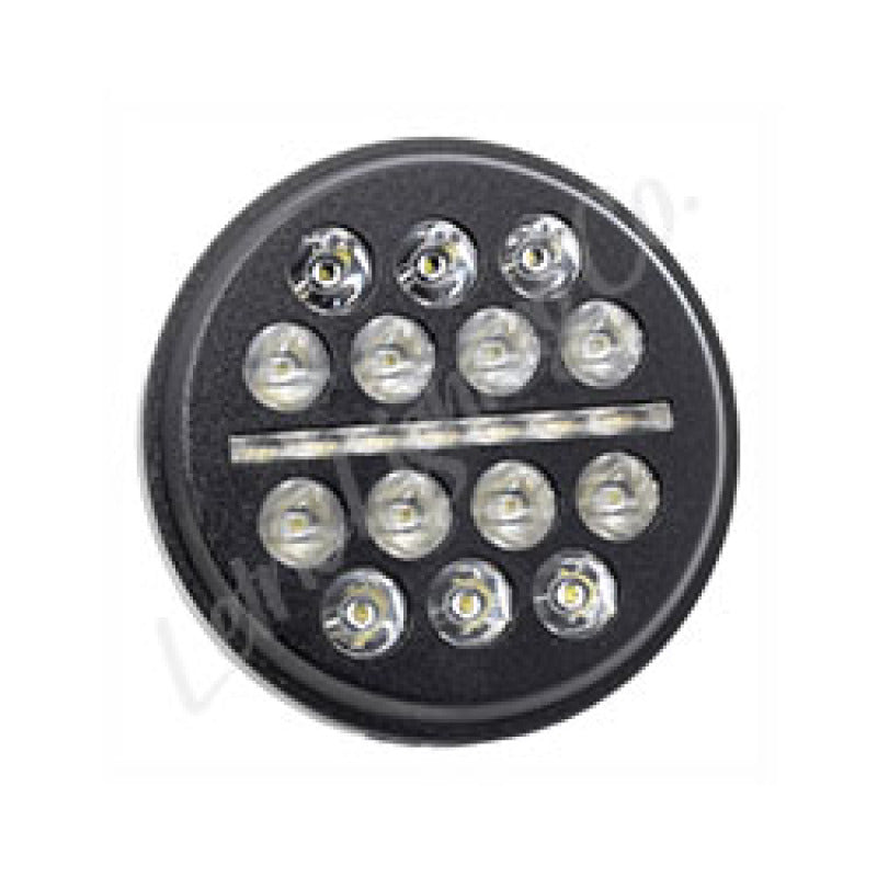 Letric Lighting 5.75in LED Black Buck-Shot Style Mini-Multi Headlight Headlights Letric Lighting
