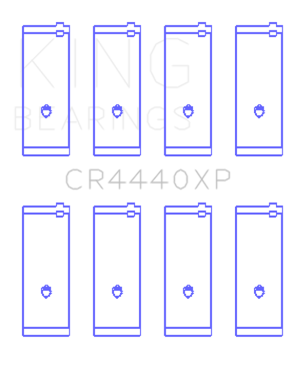 King Engine Bearings Ford Cortina 2000 Xl (Size +0.50mm) Connecting Rod Bearing Set Connecting Rods King Engine Bearings