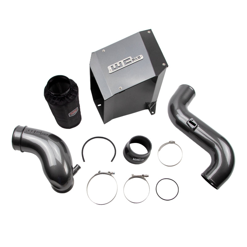 Wehrli 07.5-10 Chevrolet Duramax LMM 4in Intake Kit Stage 2 - Gloss White Cold Air Intakes Wehrli