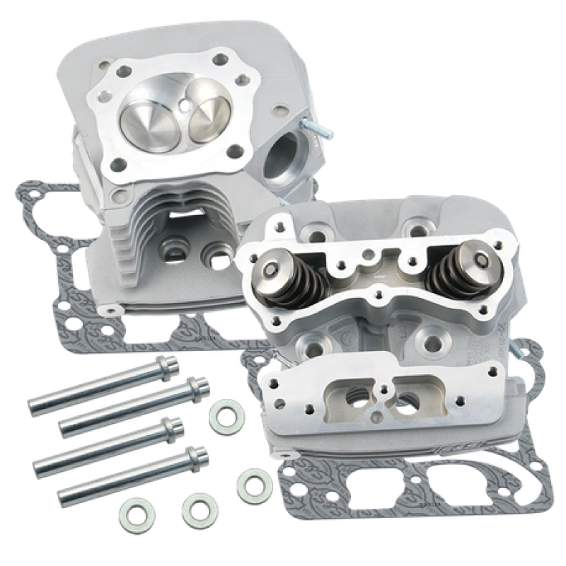 S&S Cycle 2006 Dyna Super Stock 91cc Cylinder Heads - Silver Heads S&S Cycle