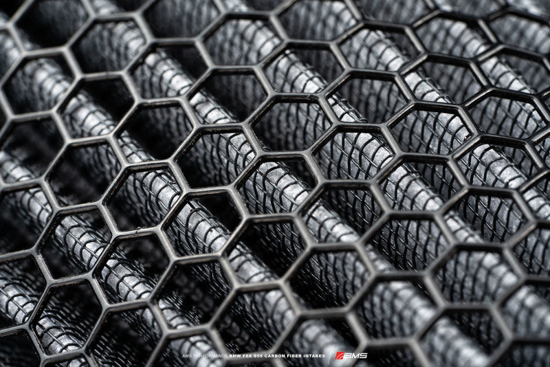 AMS Performance 15-18 BMW M3 / 15-20 BMW M4 w/ S55 3.0L Turbo Engine Carbon Fiber Intake Short Ram Air Intakes AMS