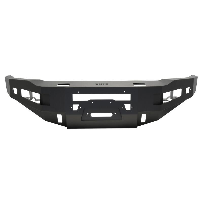 Westin 15-19 Chevrolet Silverado 2500/3500 Pro-Series Front Bumper - Textured Black Bumpers - Steel Westin