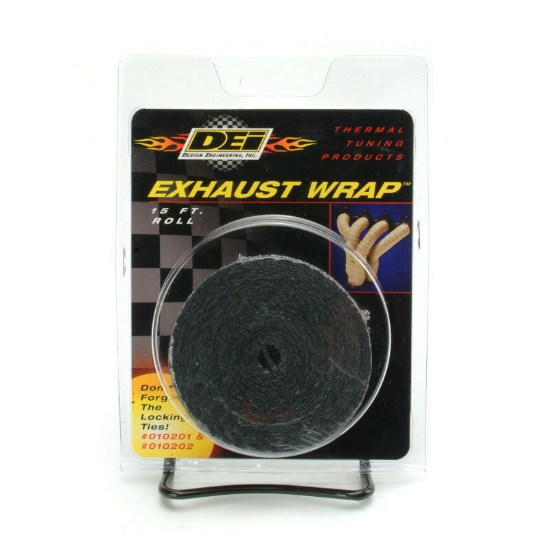 DEI Exhaust Wrap 1in x 15ft - Black Exhaust Wrap DEI