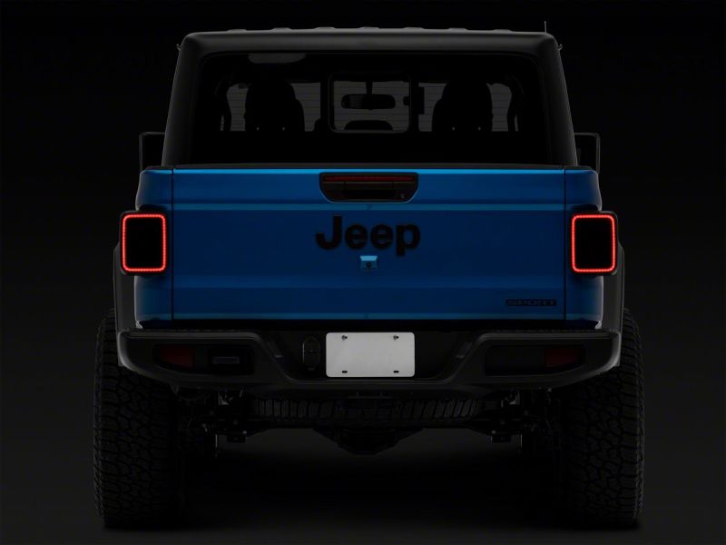 Raxiom 20-23 Jeep Gladiator JT LED Tail Lights- Blk Housing (Smoked Lens) Tail Lights Raxiom