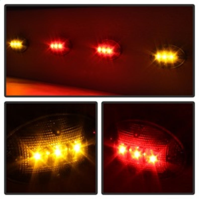 xTune Ford Superduty F250-F550 99-10 Dually Fender LED Side Fender Lights Smoke ACC-LED-FDSD99-SL-SM Sidemarkers & Indicators SPYDER