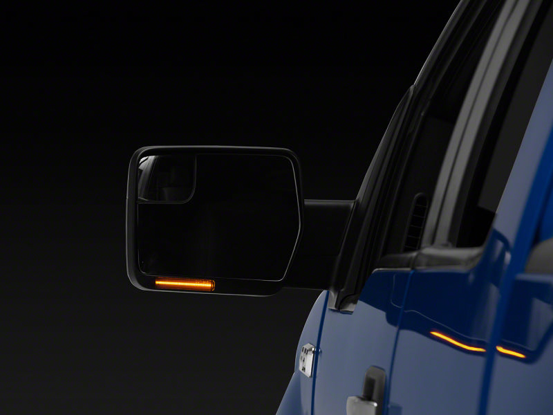 Raxiom 04-14 Ford F-150 Axial Series Sequential Side Mirror LED Turn Signals- Smoked Sidemarkers & Indicators Raxiom
