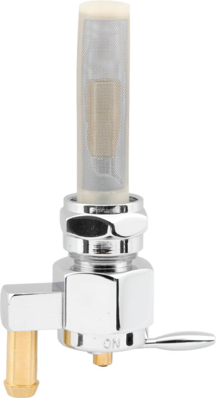Bikers Choice 57-74 XL Chrome Hex Petcock 3/8 NPT Down Outlet Fuel Components Misc Bikers Choice