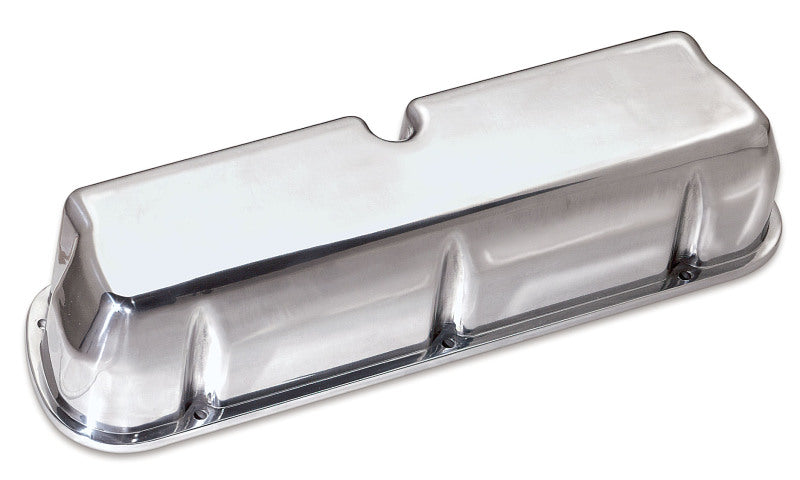 Moroso Ford Small Block Valve Cover - Extra Tall - No Logo - Polished Aluminum - Pair Valve Covers Moroso