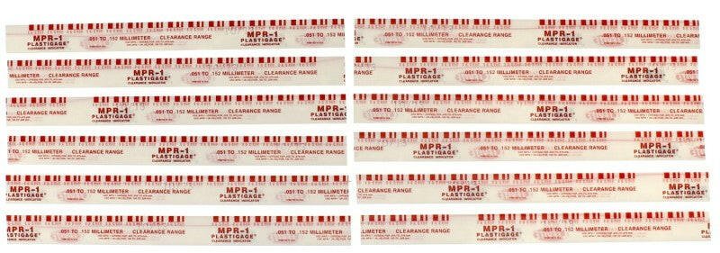 Clevite Plastigage Red Plastigage - 12 Pack Tools Clevite