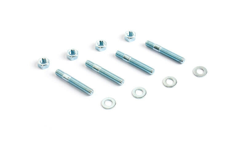 Cometic Carburetor Studs 2in Zinc Plated - Set of 4 With Washers and Nuts Gasket Kits Cometic Gasket