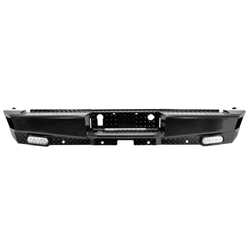 Westin 14-18 Chevrolet Silverado HDX Bandit Rear Bumper - Black Bumpers - Steel Westin