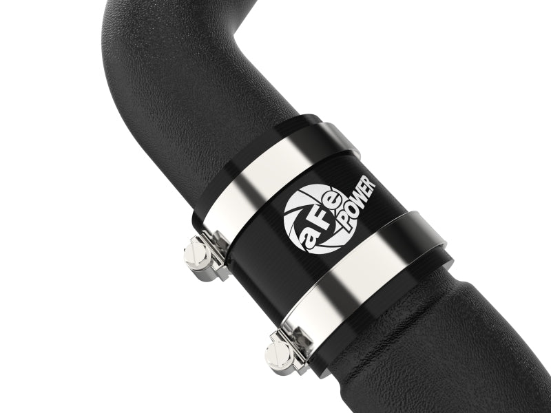 aFe 19-22 Hyundai Veloster N L4 2.0L BladeRunner 2.25in to 2.50in Aluminum Hot Charge Pipe - Black Intercoolers aFe