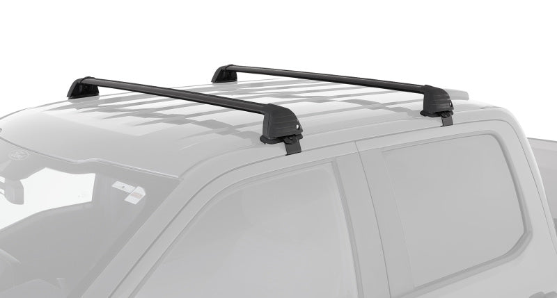 Rhino-Rack 04-08 Ford F150 Supercrew Vortex ROC25 Flush 2 Bar Roof Rack - Black Roof Rack Rhino-Rack