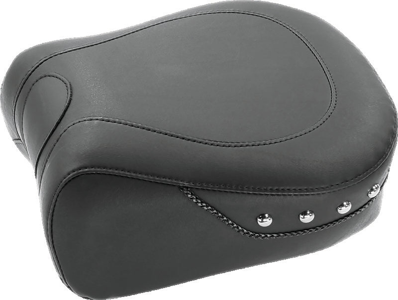 Mustang 08-21 Harley Electra Glide, Rd Glide, Rd King, Str Glide 1PC Seat w/Diamond Stitch - Black One-Piece Motorcycle Seats Mustang Motorcycle