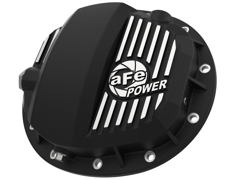 aFe Pro Series GMCH 9.5 Rear Diff Cover Black w/ Machined Fins 19-20 GM Silverado/Sierra 1500 Diff Covers aFe