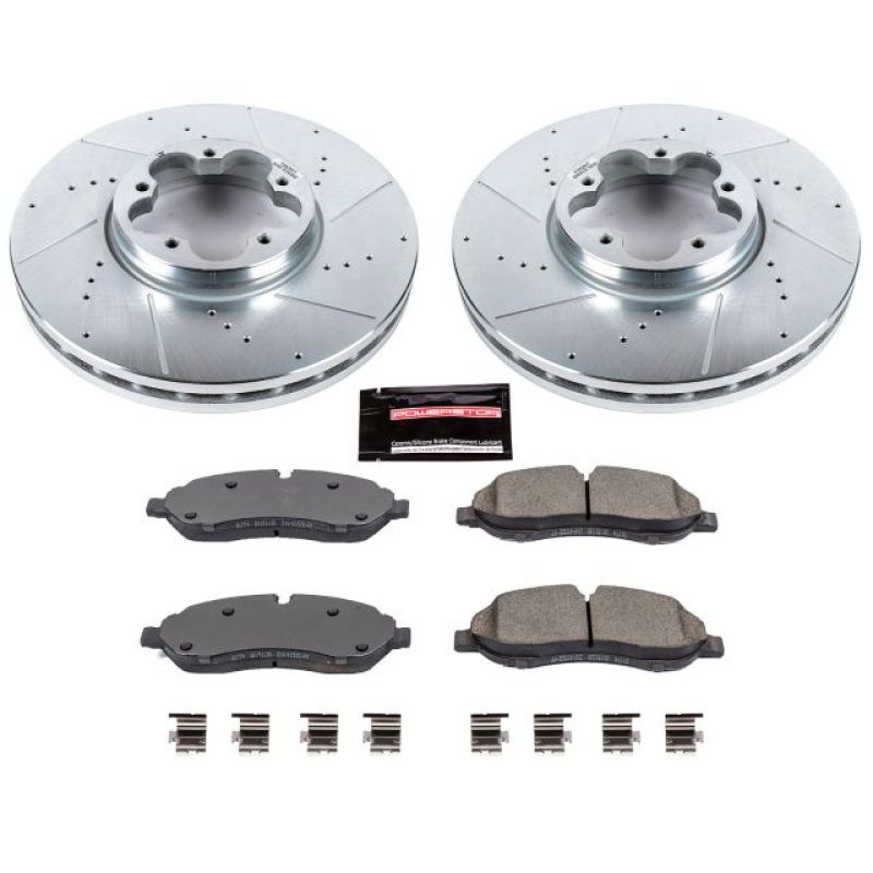 Power Stop 15-19 Ford Transit-150 Front Z23 Evolution Sport Brake Kit Brake Kits - Performance D&S PowerStop